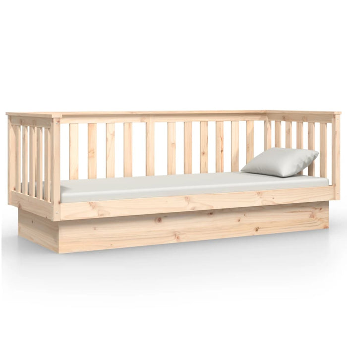 Day Bed without Mattress 90x190 cm Single Solid Wood Pine