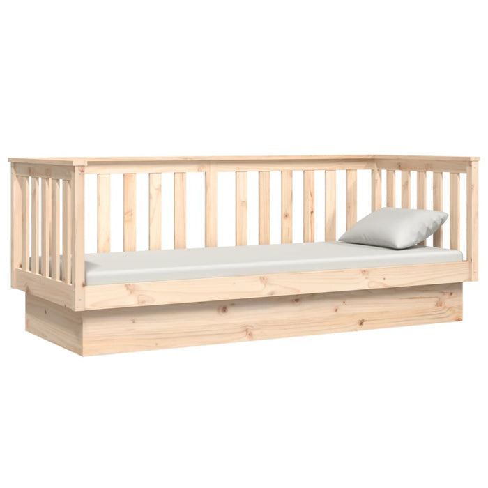 Day Bed without Mattress 90x190 cm Single Solid Wood Pine