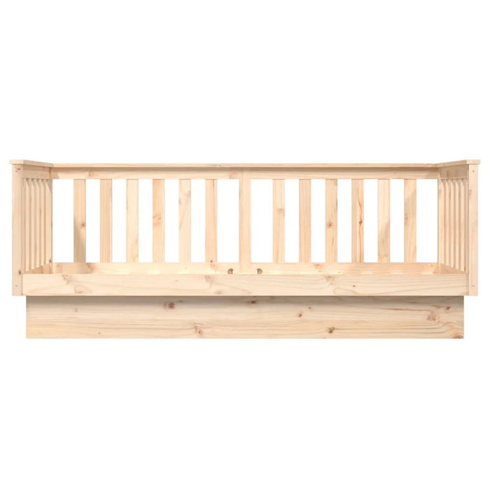 Day Bed without Mattress 90x190 cm Single Solid Wood Pine