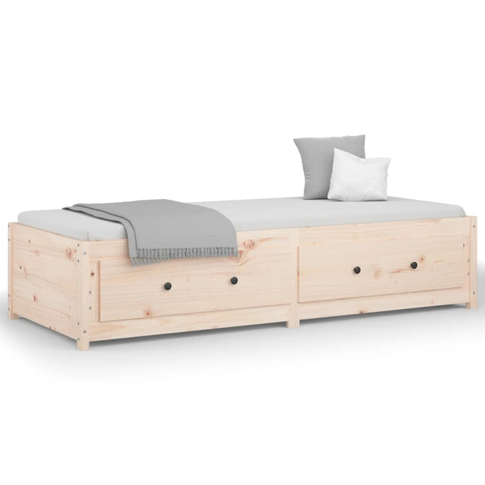 Day Bed without Mattress 90x190 cm Single Single Solid Wood Pine