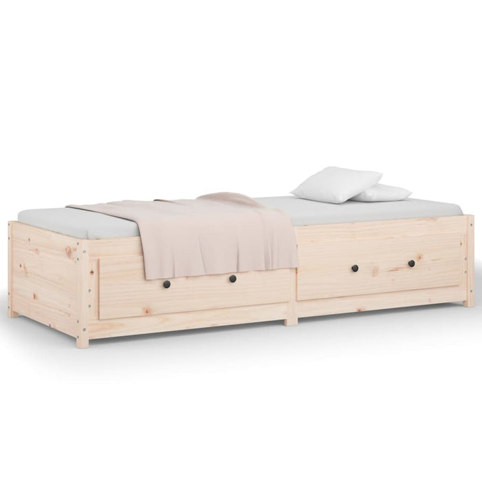 Day Bed without Mattress 90x190 cm Single Single Solid Wood Pine