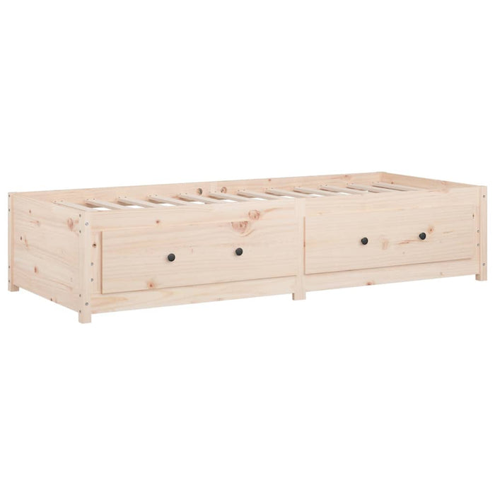 Day Bed without Mattress 90x190 cm Single Single Solid Wood Pine