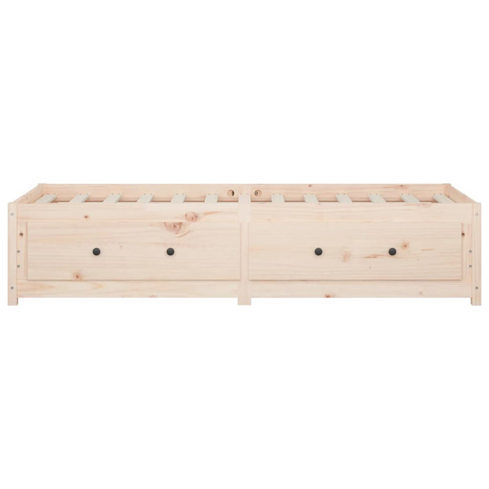 Day Bed without Mattress 90x190 cm Single Single Solid Wood Pine