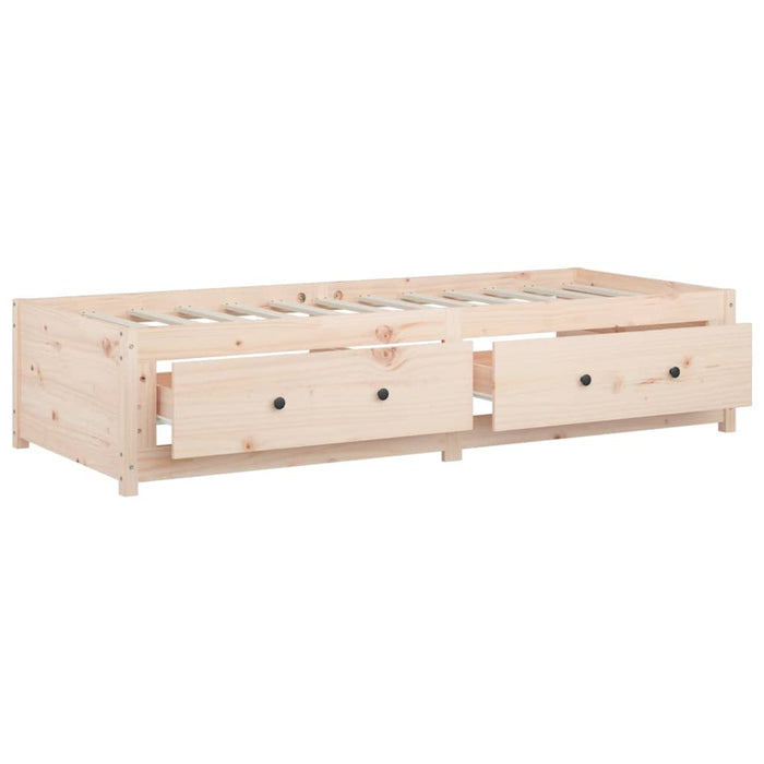 Day Bed without Mattress 90x190 cm Single Single Solid Wood Pine