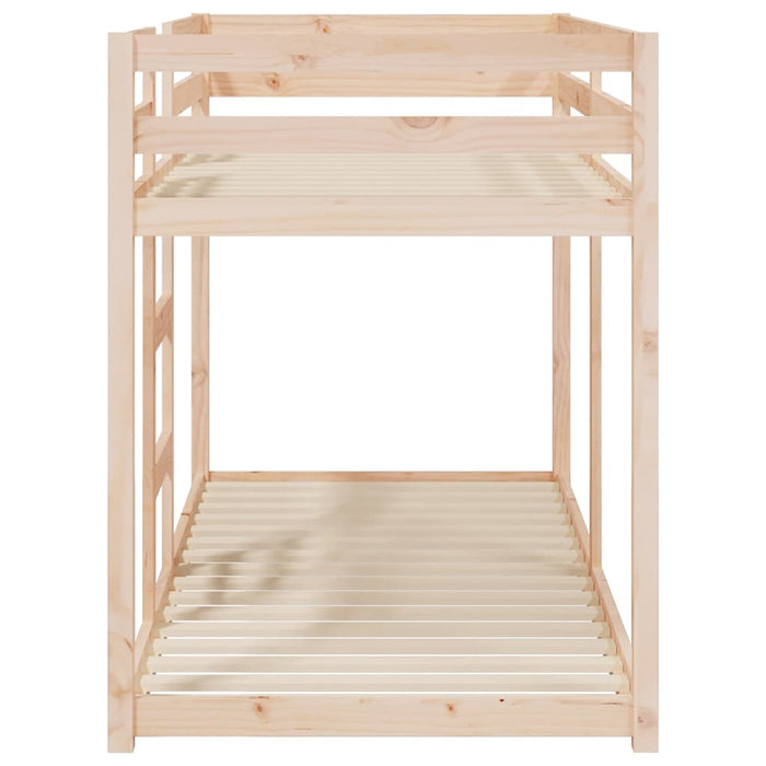 Bunk Bed without Mattress 80x200 cm Solid Wood Pine