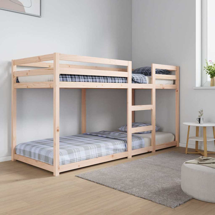 Bunk Bed without Mattress 80x200 cm Solid Wood Pine