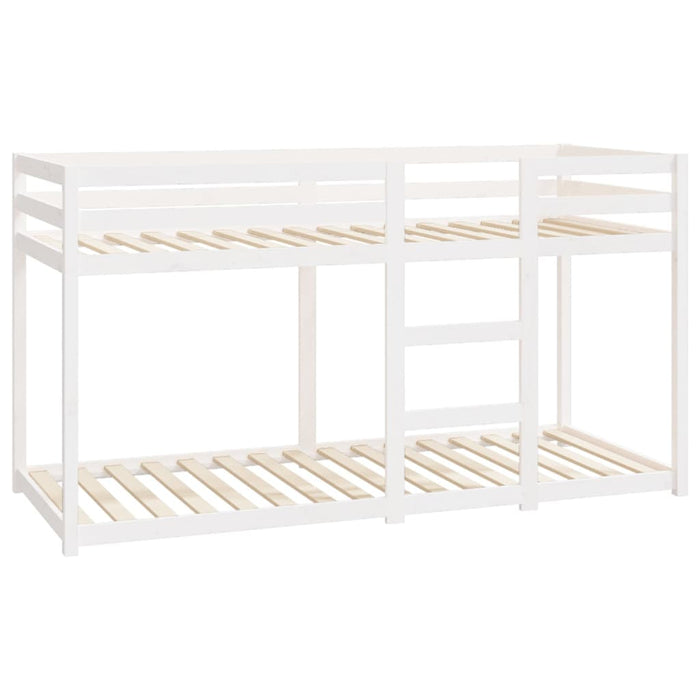 Bunk Bed without Mattress White 80x200 cm Solid Wood Pine