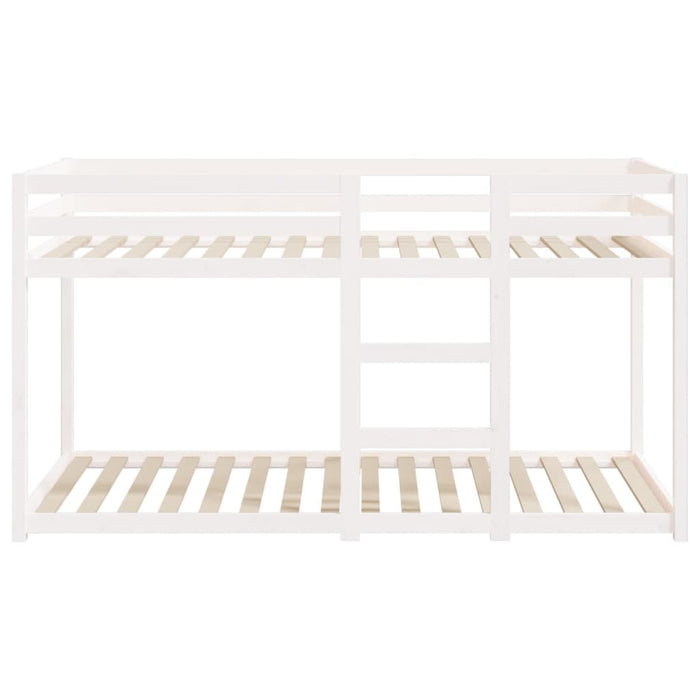 Bunk Bed without Mattress White 80x200 cm Solid Wood Pine