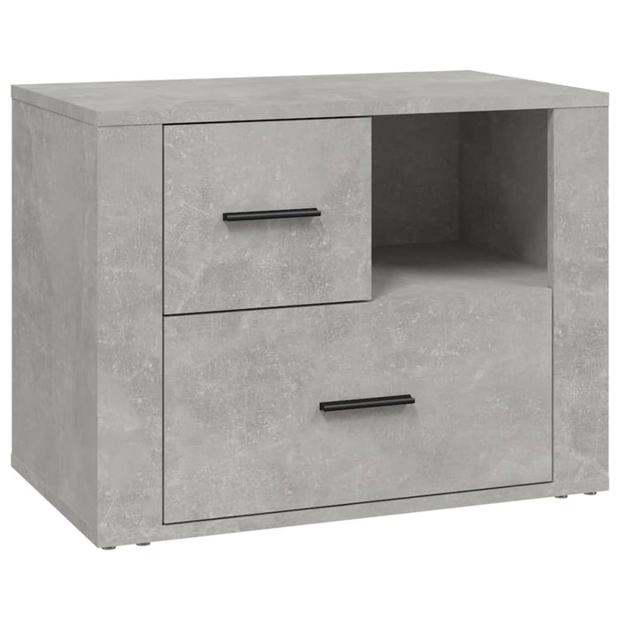 Noptiera Gri Beton 60x36x45 cm Lemn de Inginerie