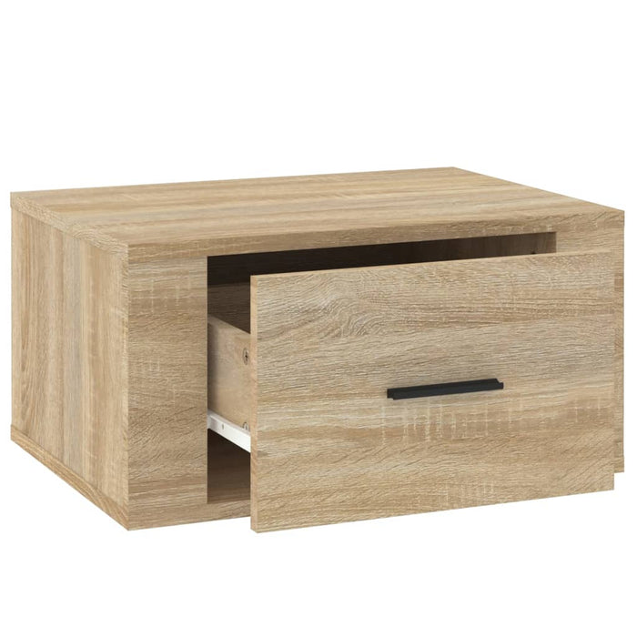 Wall-mounted Bedside Cabinets 2 pcs Sonoma Oak 50x36x25 cm