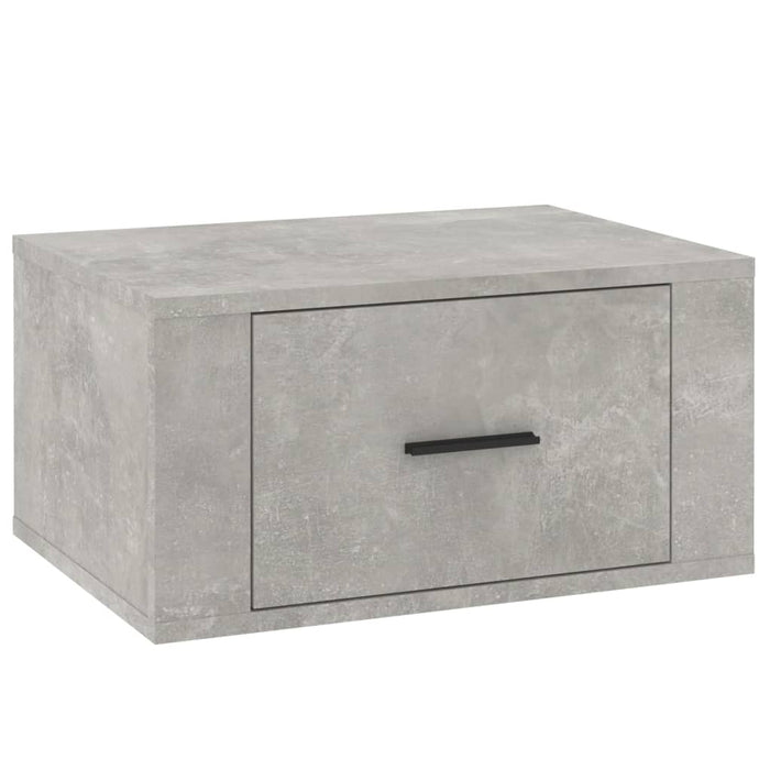 Нощно шкафче за стена Concrete Grey 50x36x25 см