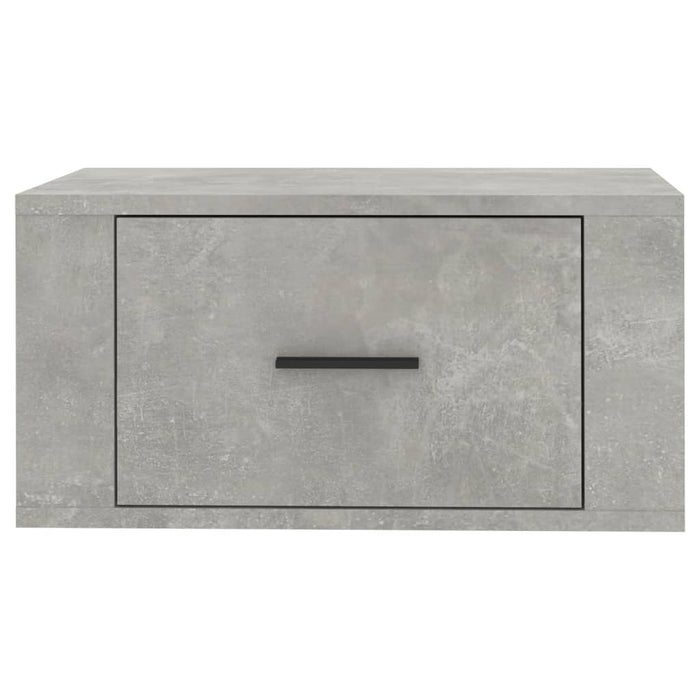 Нощно шкафче за стена Concrete Grey 50x36x25 см