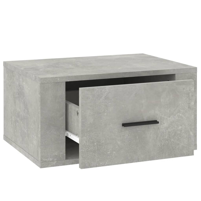 Нощно шкафче за стена Concrete Grey 50x36x25 см