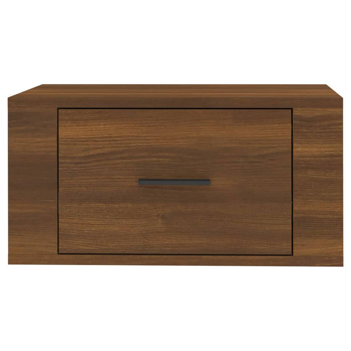 Wall-mounted Bedside Cabinets 2 pcs Brown Oak 50x36x25 cm