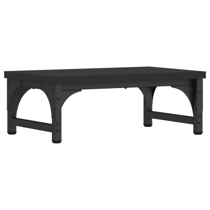 Monitor Stand Black 37x23x14 cm Engineered Wood