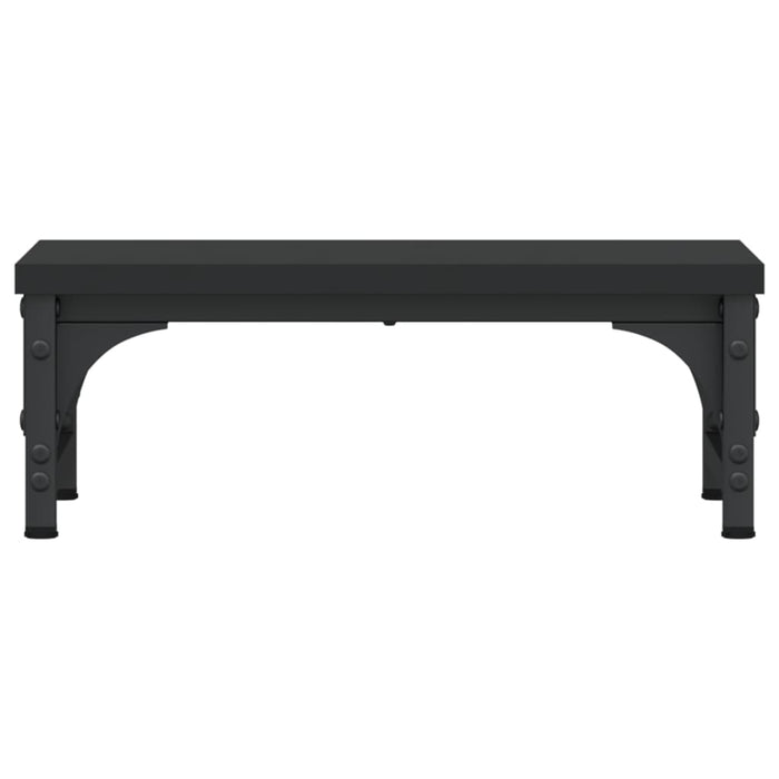 Monitor Stand Black 37x23x14 cm Engineered Wood