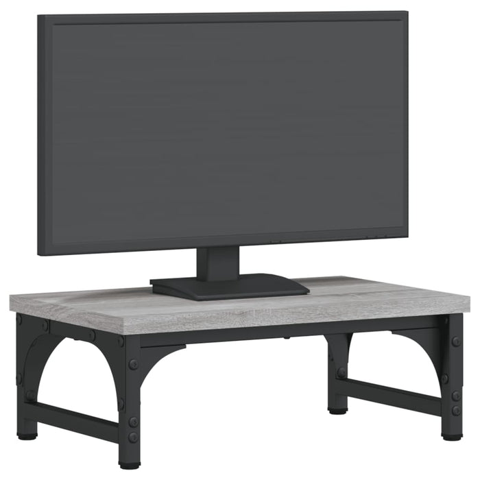 Monitor Stand Grey Sonoma 37x23x14 cm Engineered Wood