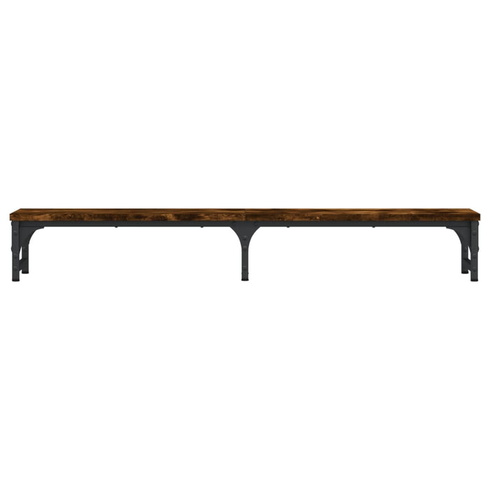 Monitor Stand Smoked Oak 105x23x15.5 cm Engineered Wood