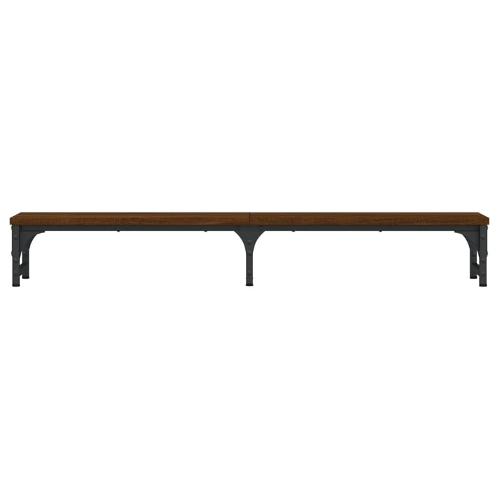 Monitor Stand Brown Oak 105x23x15.5 cm Engineered Wood