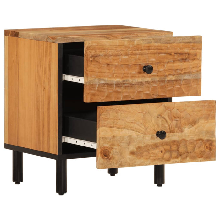 Bedside Cabinet 40x33x46 cm Solid Wood Acacia