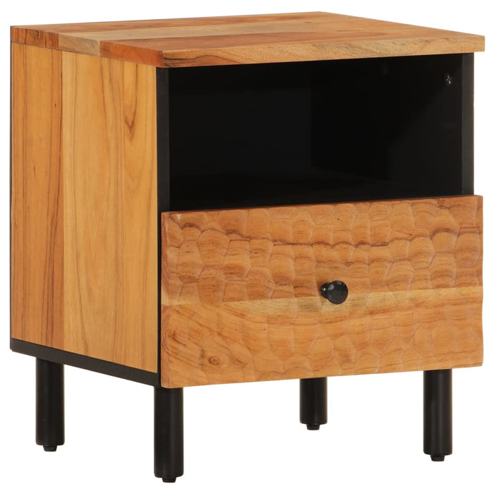 Bedside Cabinets 2 pcs 40x33x46 cm Solid Wood Acacia