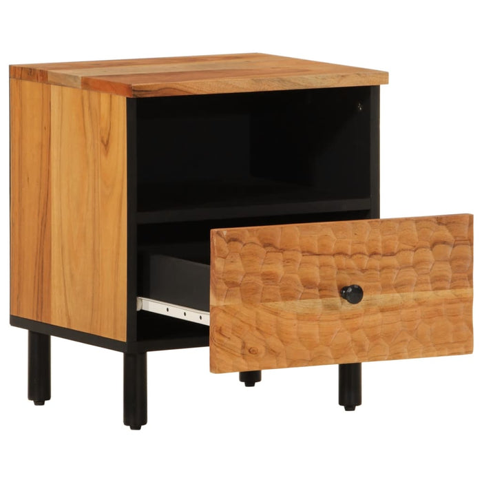 Bedside Cabinets 2 pcs 40x33x46 cm Solid Wood Acacia