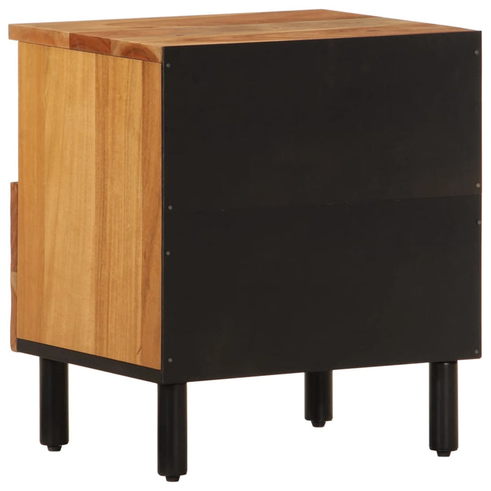 Bedside Cabinets 2 pcs 40x33x46 cm Solid Wood Acacia