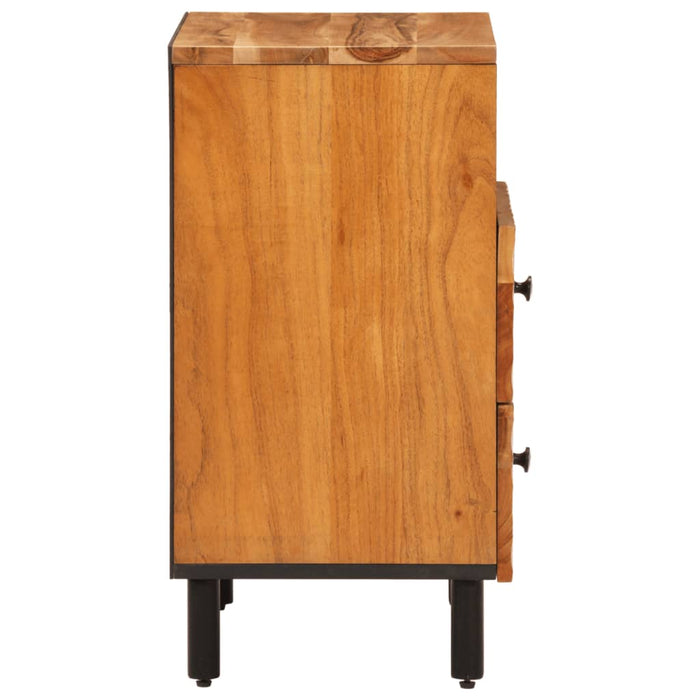 Bedside Cabinet 50x33x60 cm Solid Wood Acacia