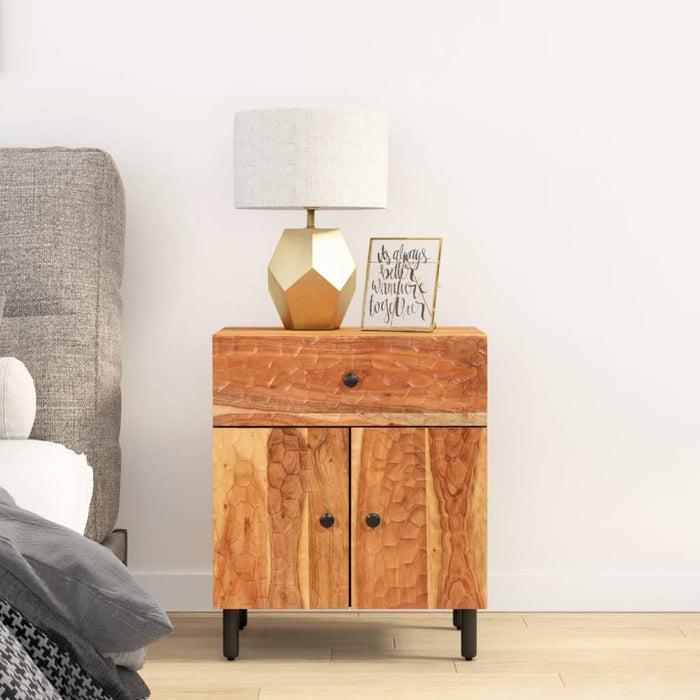 Bedside Cabinet 50x33x60 cm Solid Wood Acacia