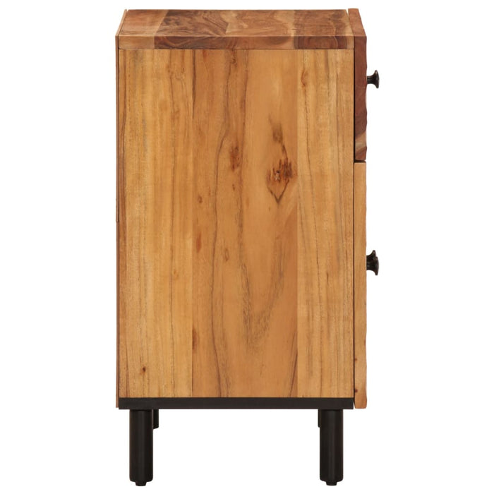 Bedside Cabinet 50x33x60 cm Solid Wood Acacia