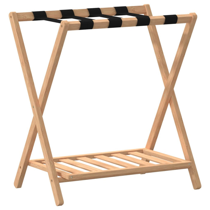 Luggage Rack 68x38x58 cm Bamboo