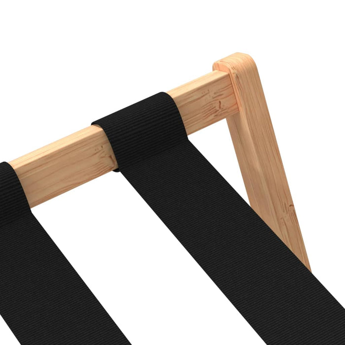 Luggage Rack 68.5x38x58 cm Bamboo