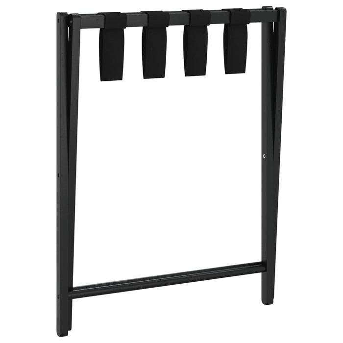 Suport pentru bagaje Negru 68,5x38x58 cm Bambus