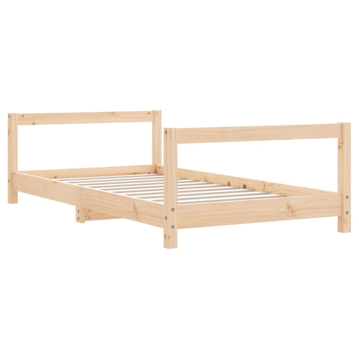 Kids Bed Frame 80x160 cm Solid Wood Pine