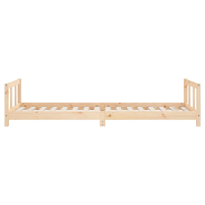 Kids Bed Frame 90x200 cm Solid Wood Pine