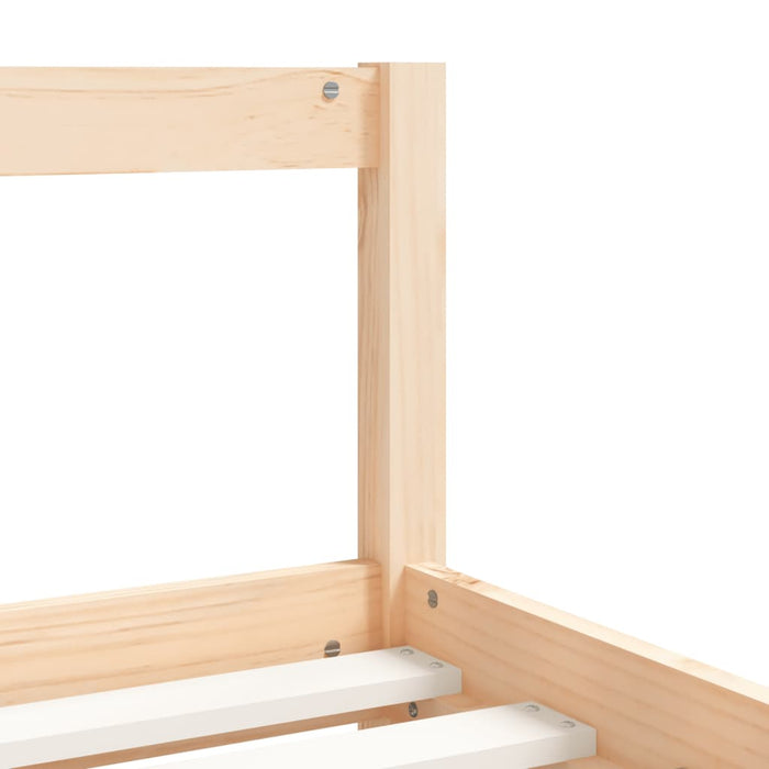 Kids Bed Frame 80x160 cm Solid Wood Pine