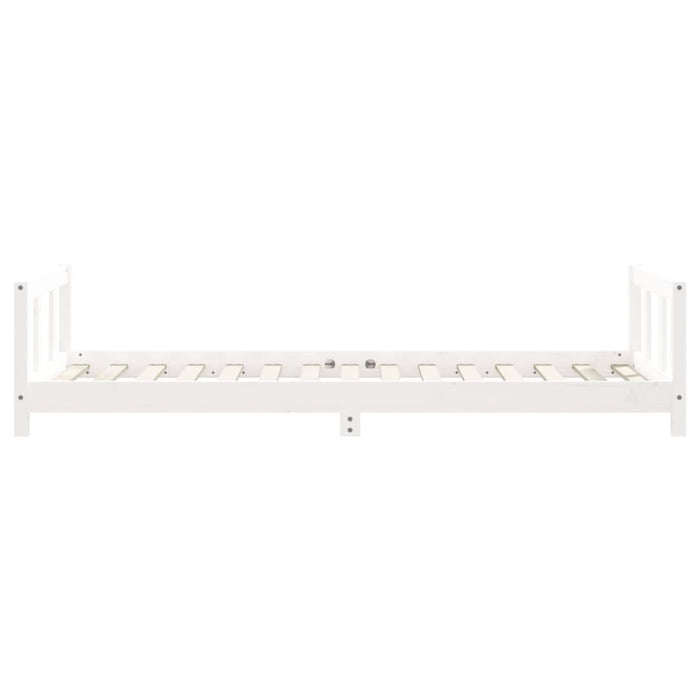 Kids Bed Frame White 90x190 cm Solid Wood Pine