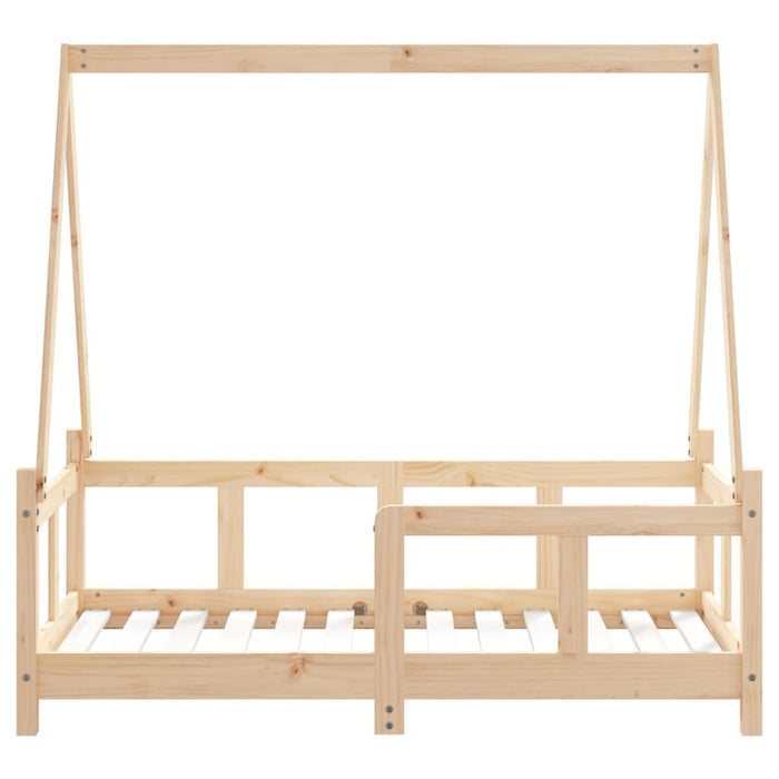 Kids Bed Frame 70x140 cm Solid Wood Pine