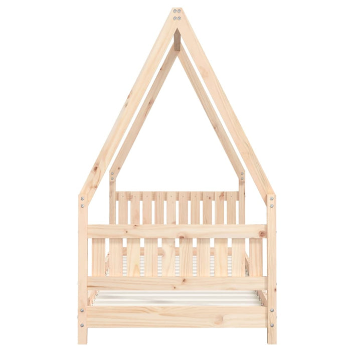 Kids Bed Frame 80x200 cm Solid Wood Pine