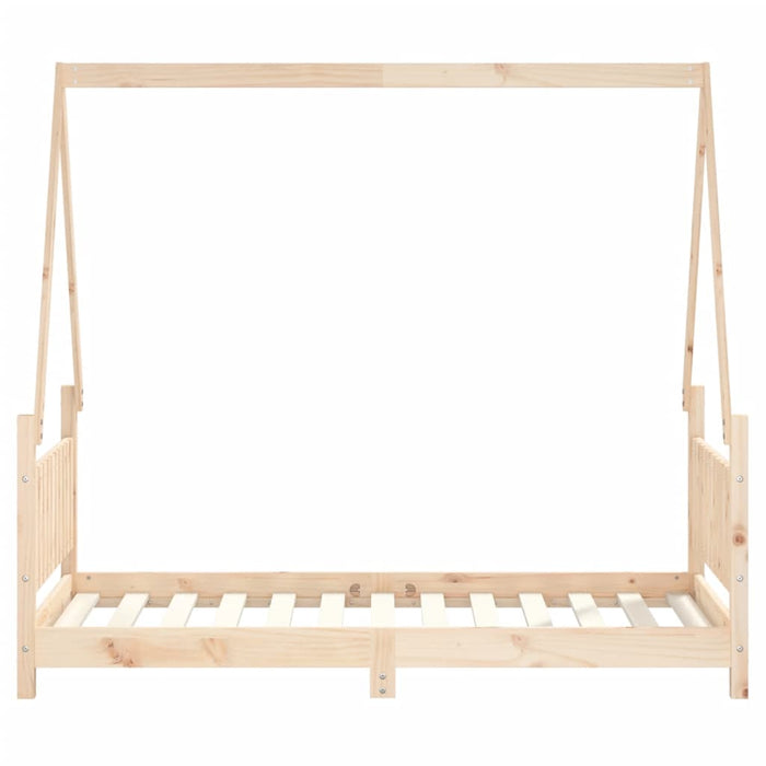 Kids Bed Frame 80x160 cm Solid Wood Pine