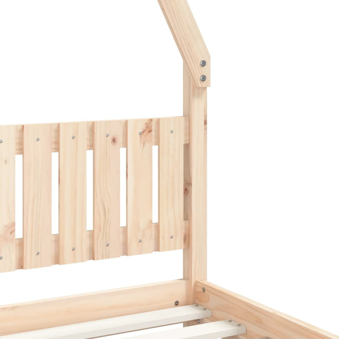 Kids Bed Frame 90x190 cm Solid Wood Pine