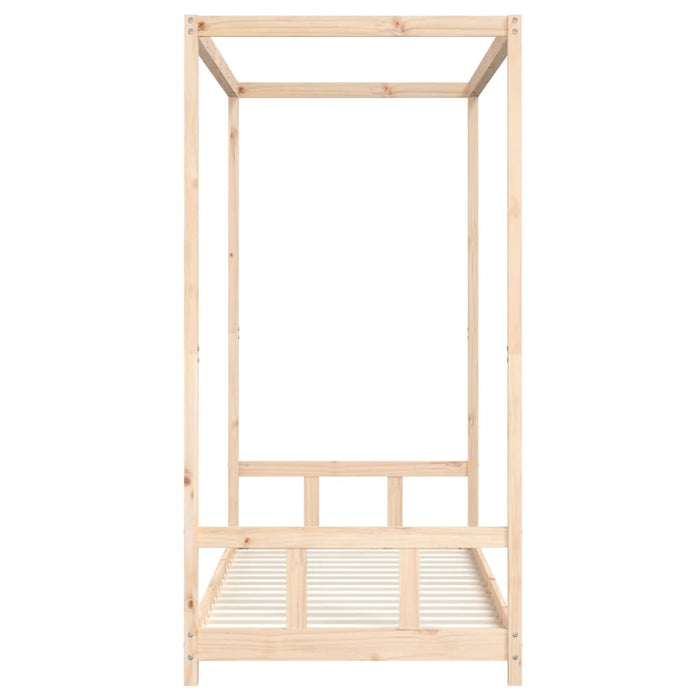 Kids Bed Frame 90x200 cm Solid Wood Pine