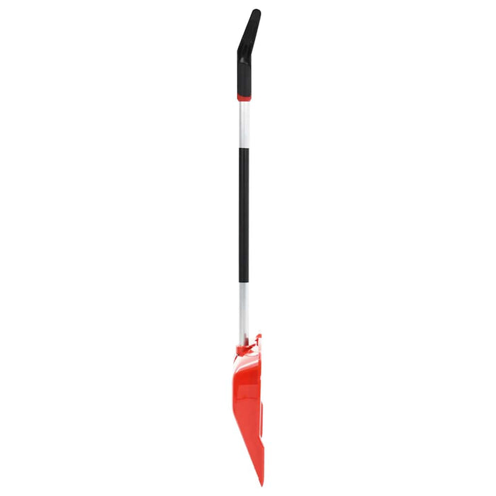 Snow Shovel Red 136 cm Aluminium