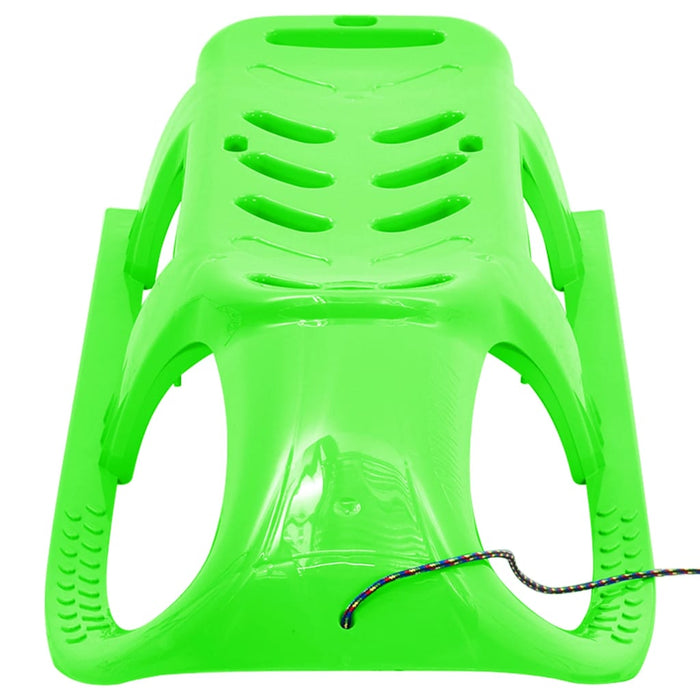 Санки детские зеленые 102,5x40x23 см полипропилен
