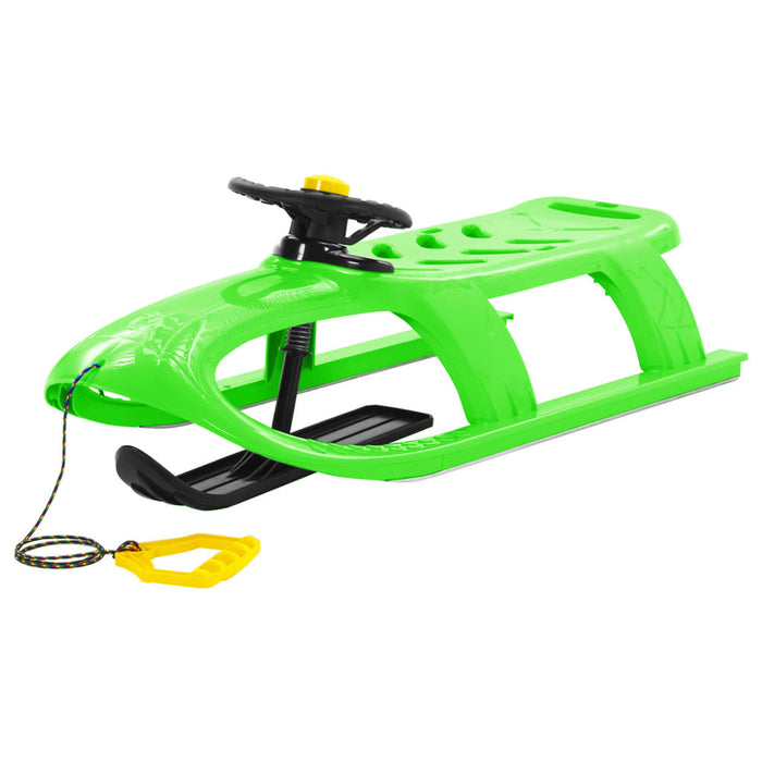 Sledge with Wheel Green 102.5x40x23 cm Polypropylene