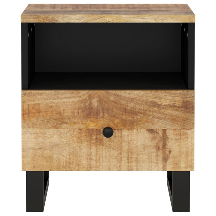 Bedside Cabinet Solid Wood Mango&Engineered Wood