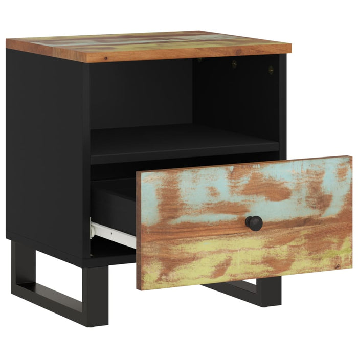 Bedside Cabinets 2 pcs Solid Wood Reclaimed&Engineered Wood