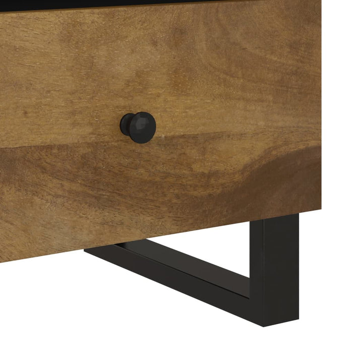 Bedside Cabinet Solid Wood Mango&Engineered Wood