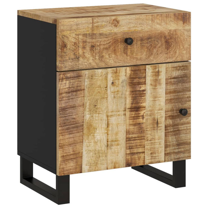 Bedside Cabinet 50x33x60 cm Solid Wood Mango&Engineered Wood