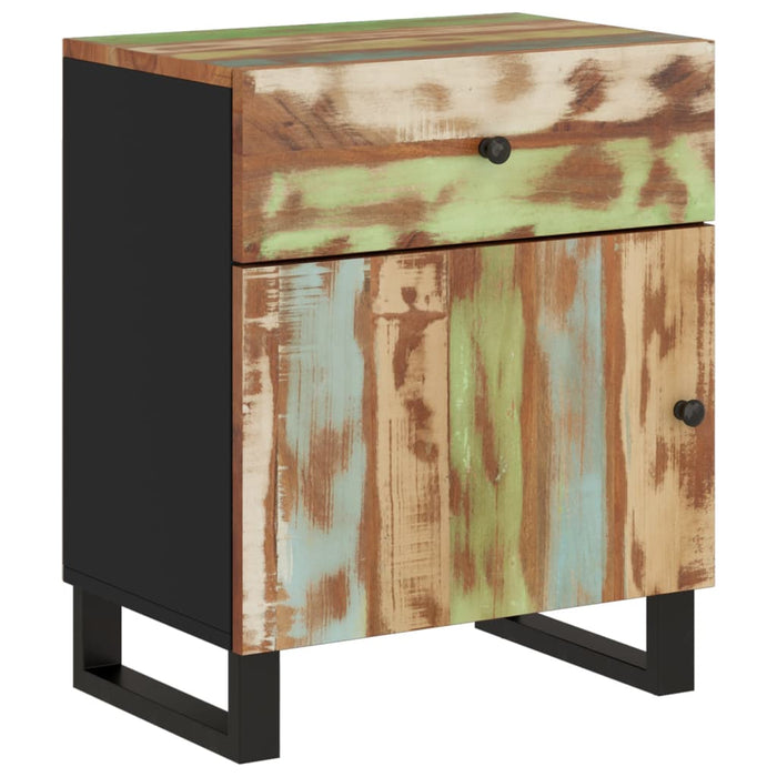 Bedside Cabinet 50x33x60cm Solid Wood Reclaimed&Engineered Wood